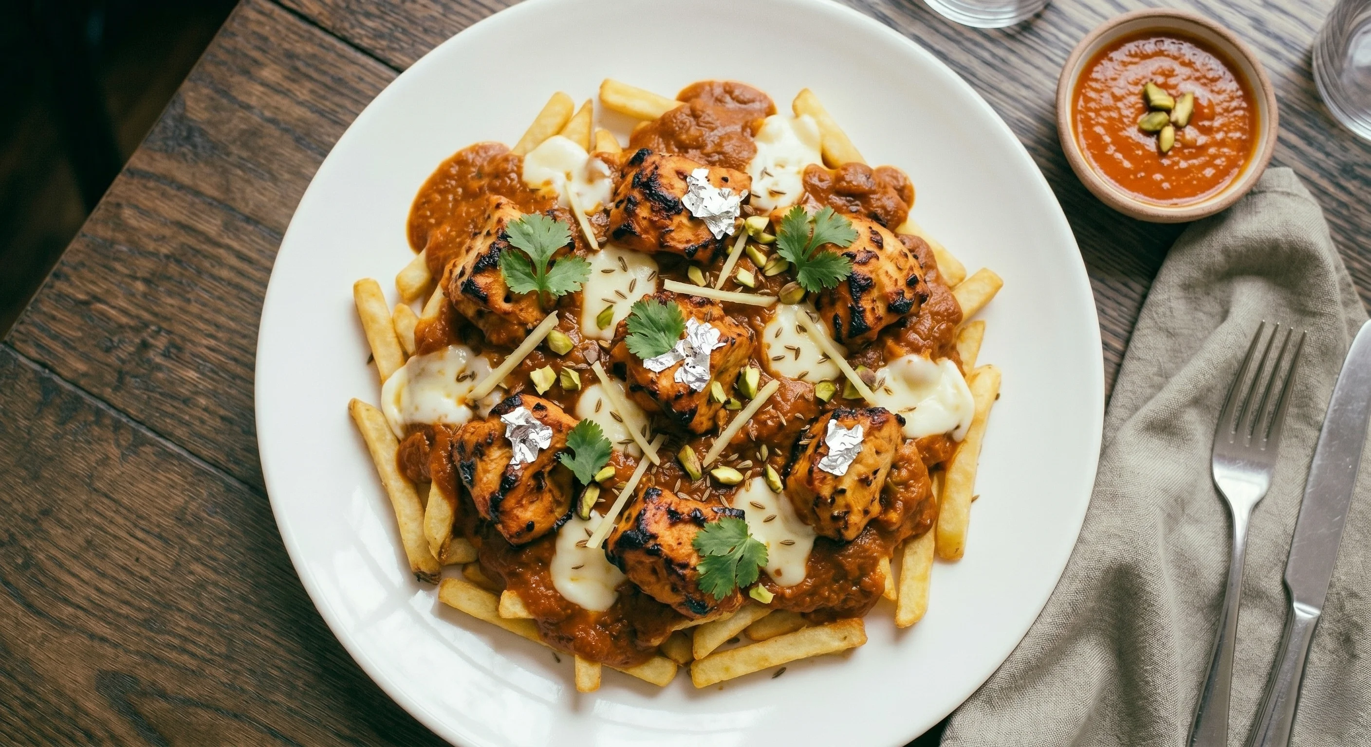 Butter Chicken Wrap at Taj Mahal Food, London, Ontario
